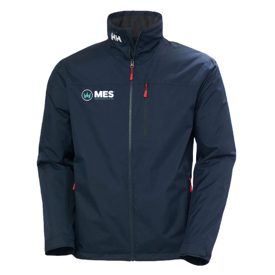 Helly Hansen Men's Jacket in Navy with the MES logo on the right chest