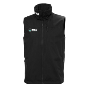 Helly Hansen Men's Vest in Black with the MES logo on the right chest