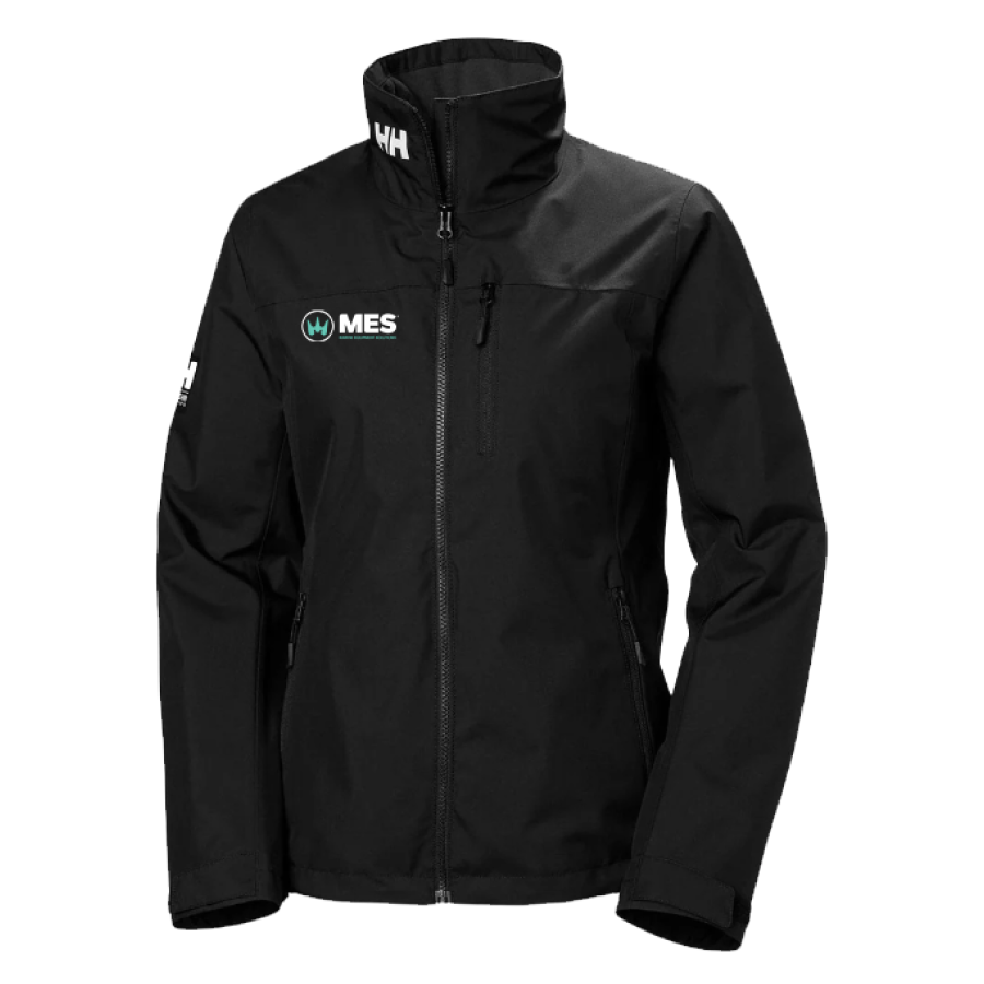 Helly Hansen Women's Jacket in Black with the MES logo on the right chest